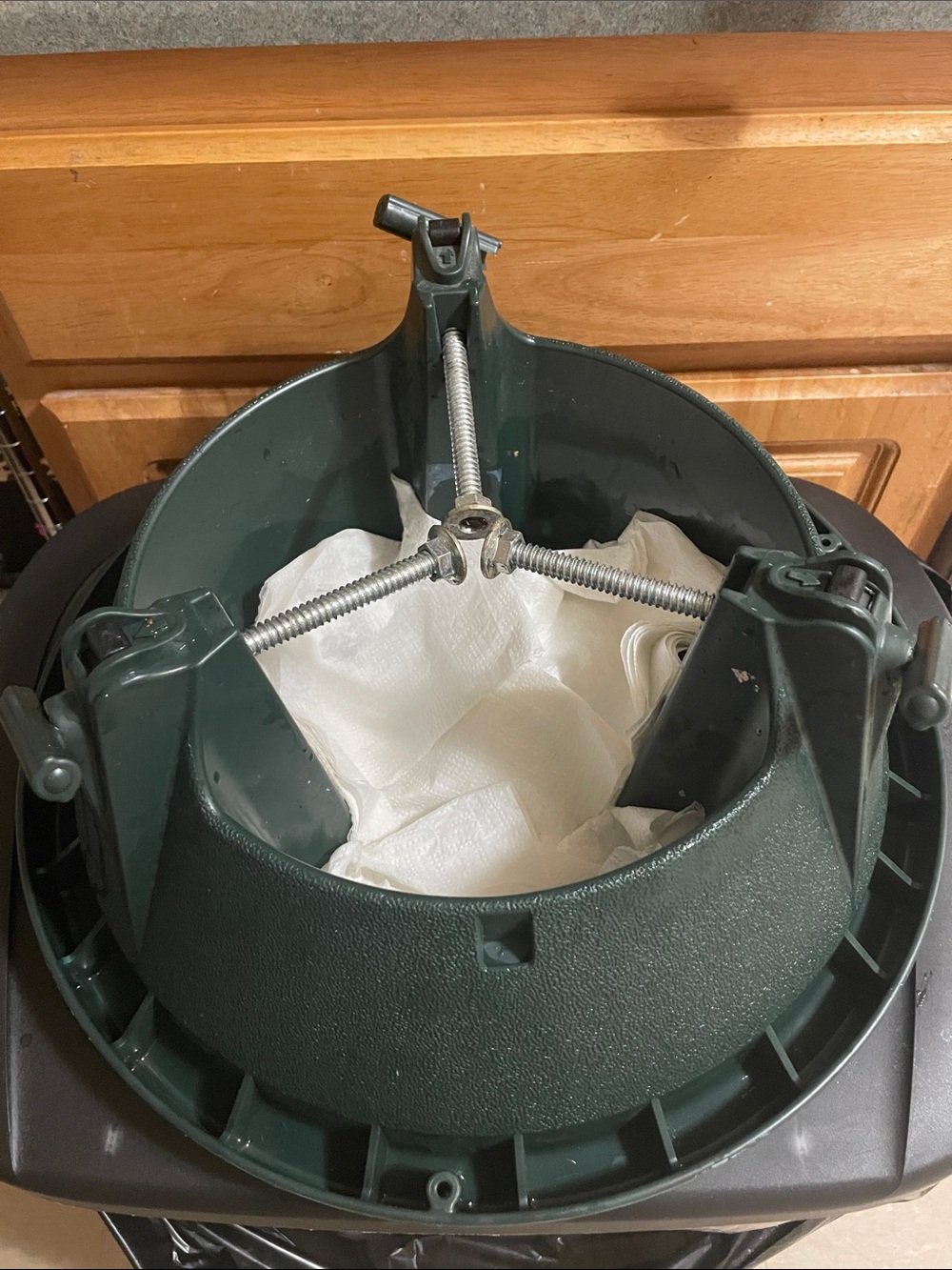 Heavy-Duty Green Plastic Christmas Tree Stand